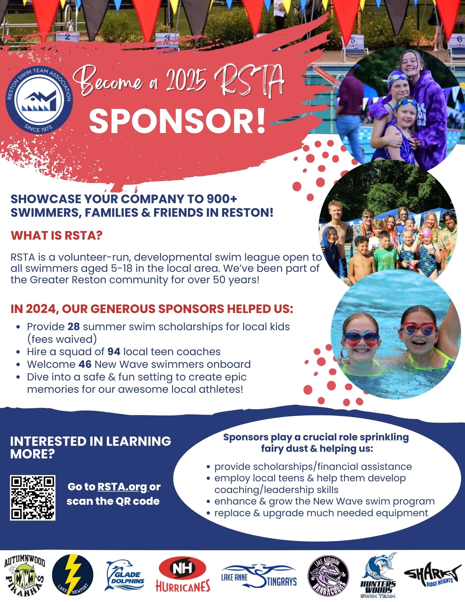 2025 RSTA Sponsorship Brochure page one